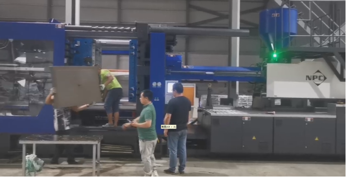 NPC1600 Injection Molding Machine Successfully Installed and Ready for Operation in the Philippines